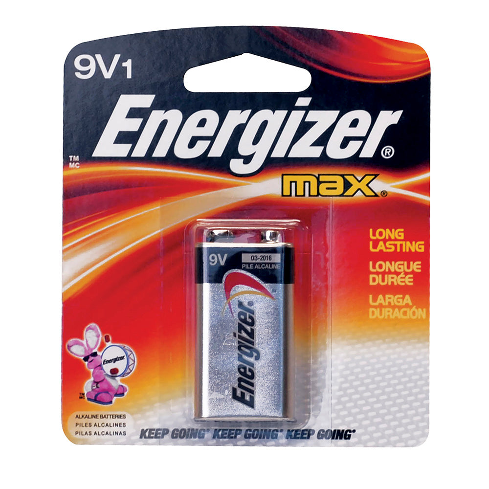 Pila alcalina marca Energizer® 9V Surtek