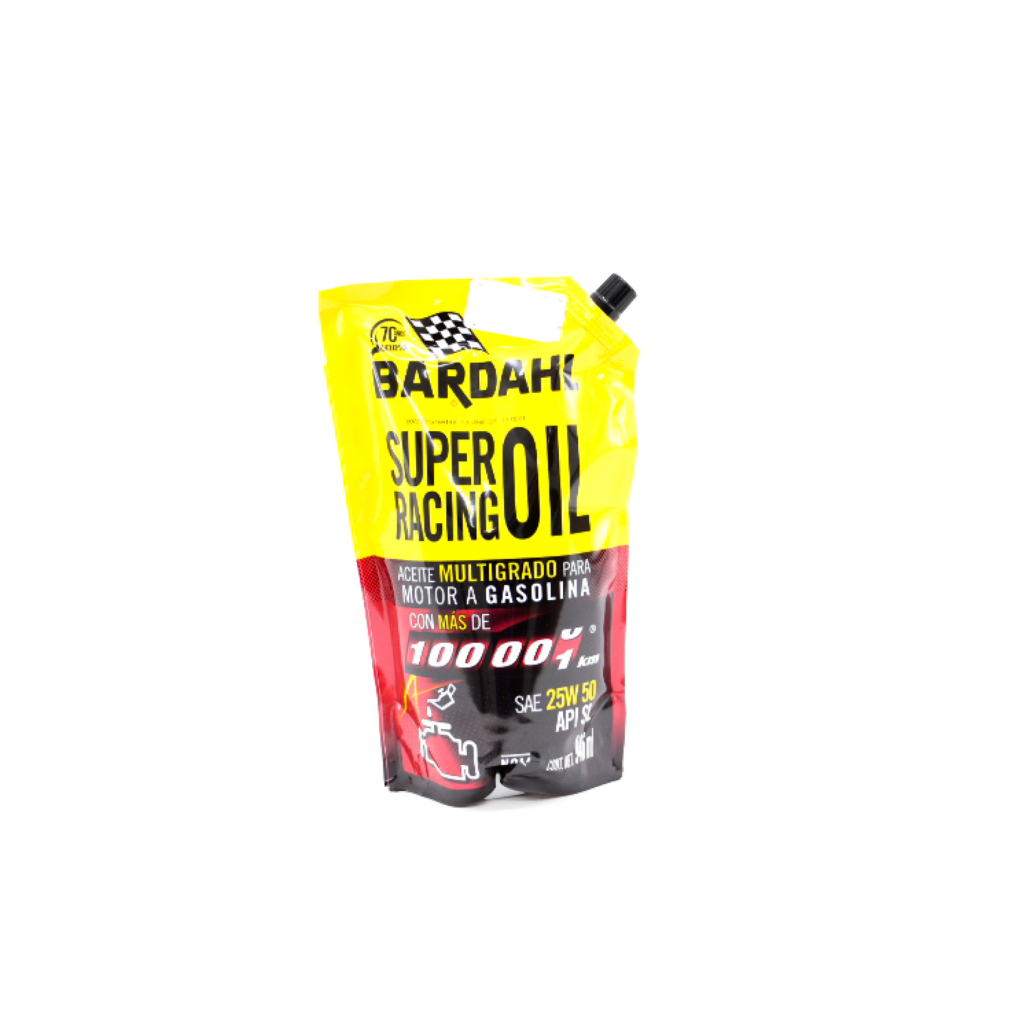 Aceite multigrado alto kilometraje 25w-50 bolsa 950 ml - 17303/17304 - bardahl Pieza