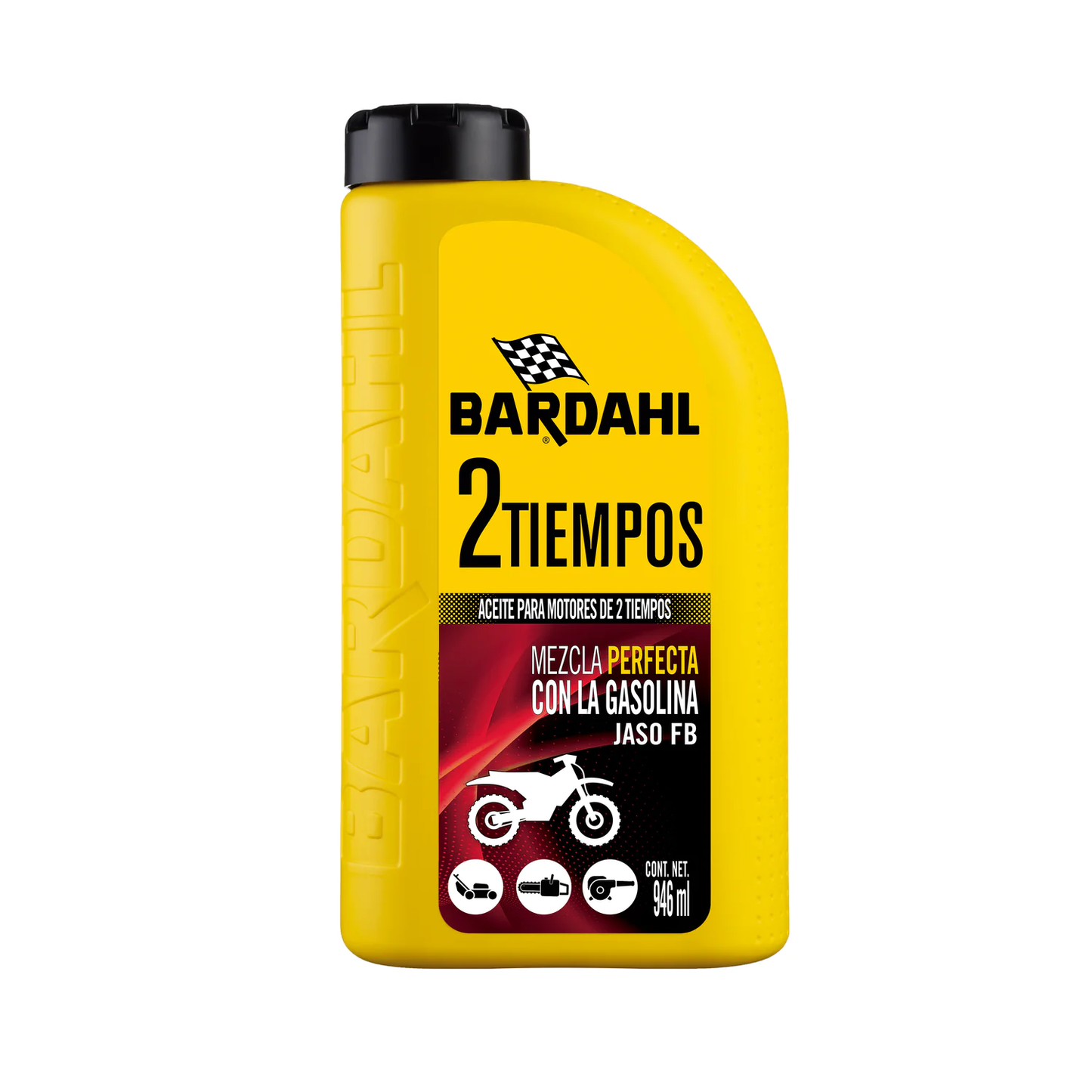 Aditivo 2 tiempos 950 mls moto 12351/12601 bardahl Pieza