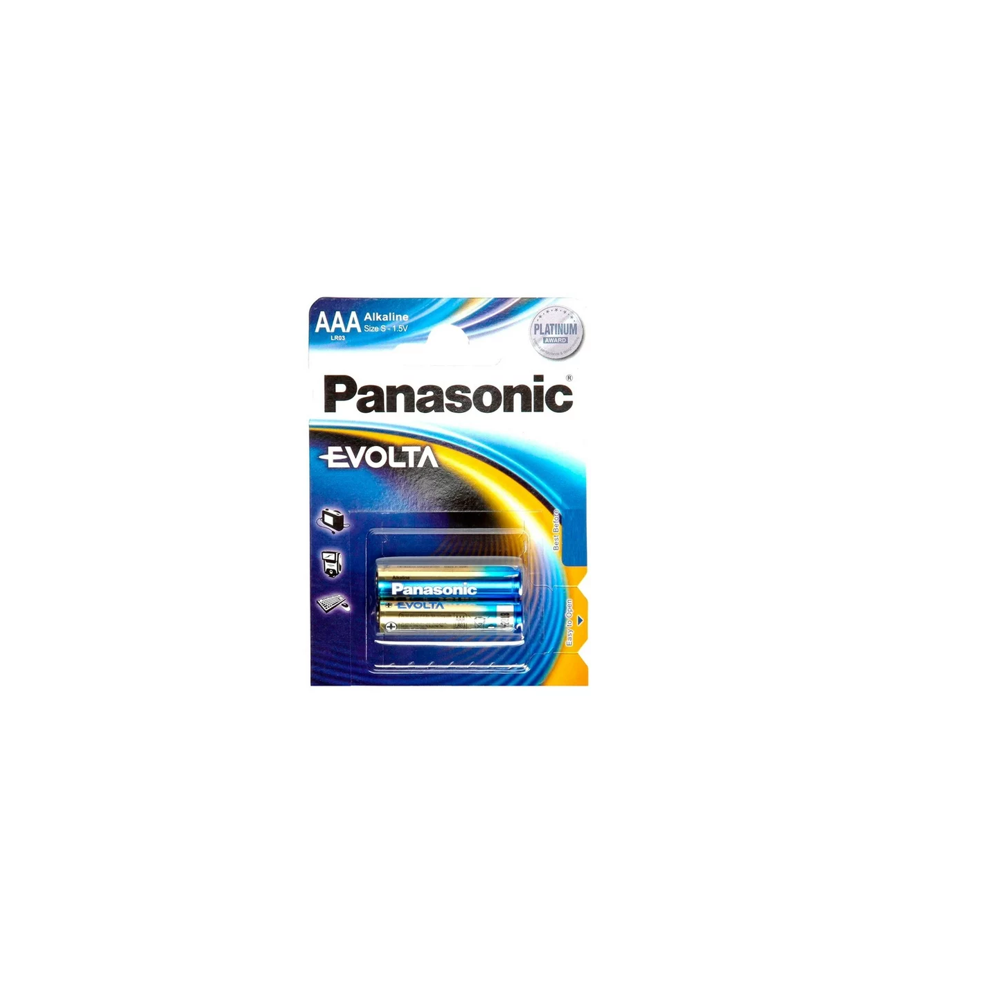 Bateria aaa alkalina 2 pzs pipanevolaaa2 panasonic Paquete