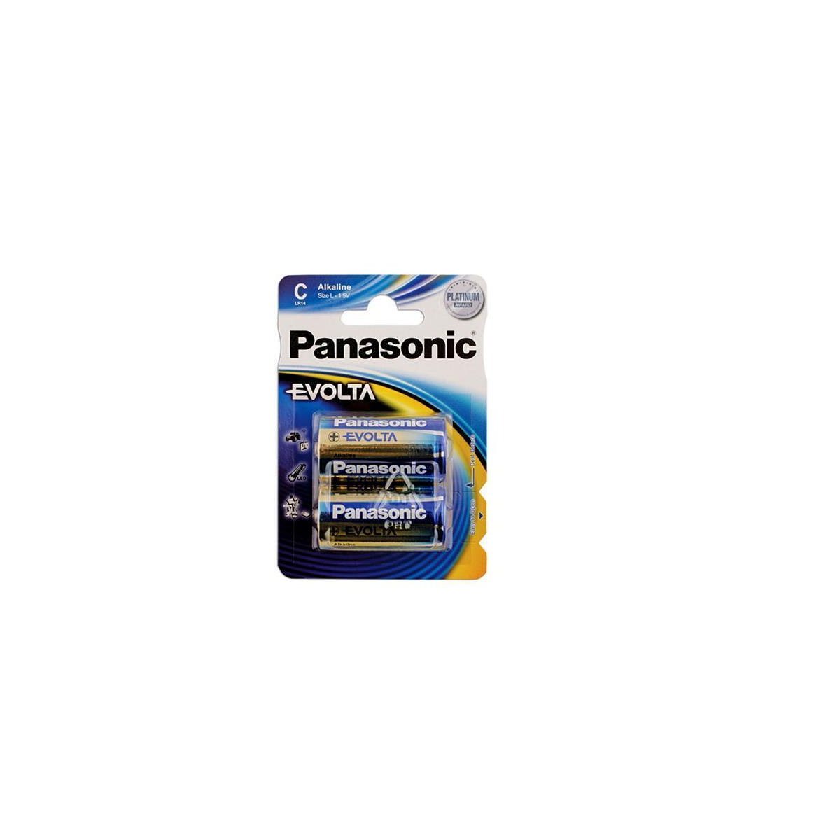 Bateria c alkalina 2 piezas pipanevolc2 panasonic Paquete