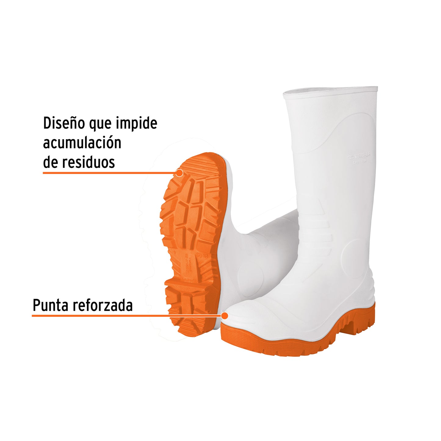 Botas sanitarias #25 17930 truper Pieza
