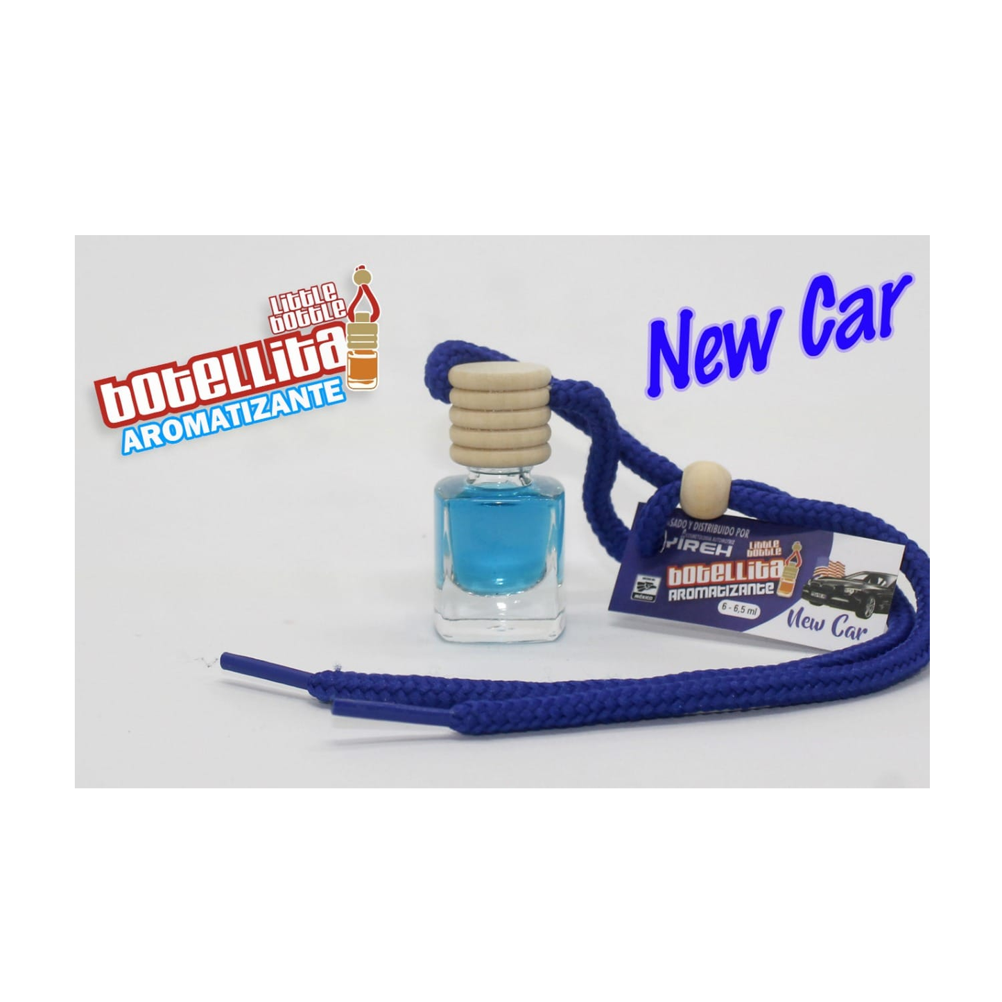 Botellita para colgar aroma new car Pieza