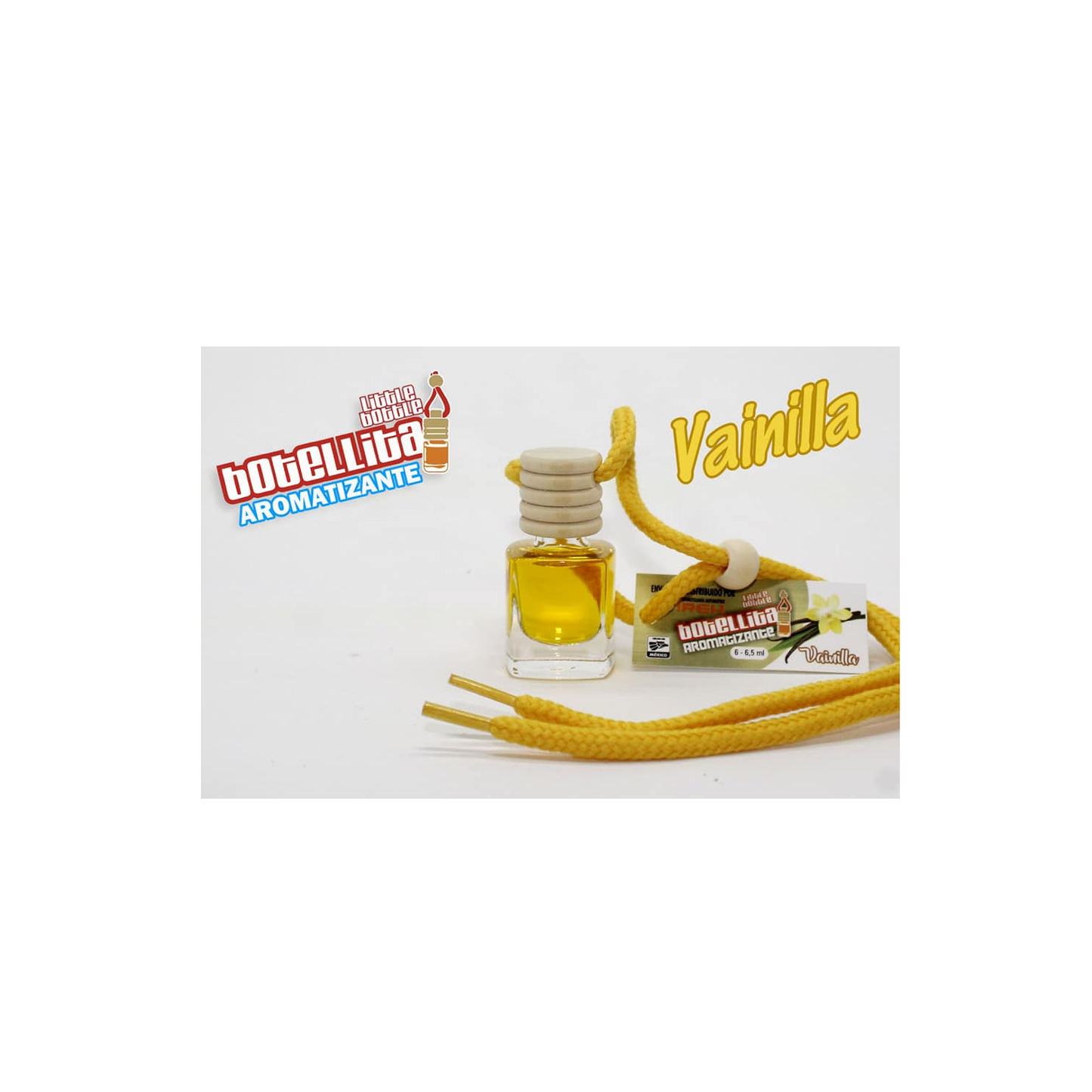 Botellita para colgar aroma vainilla Pieza