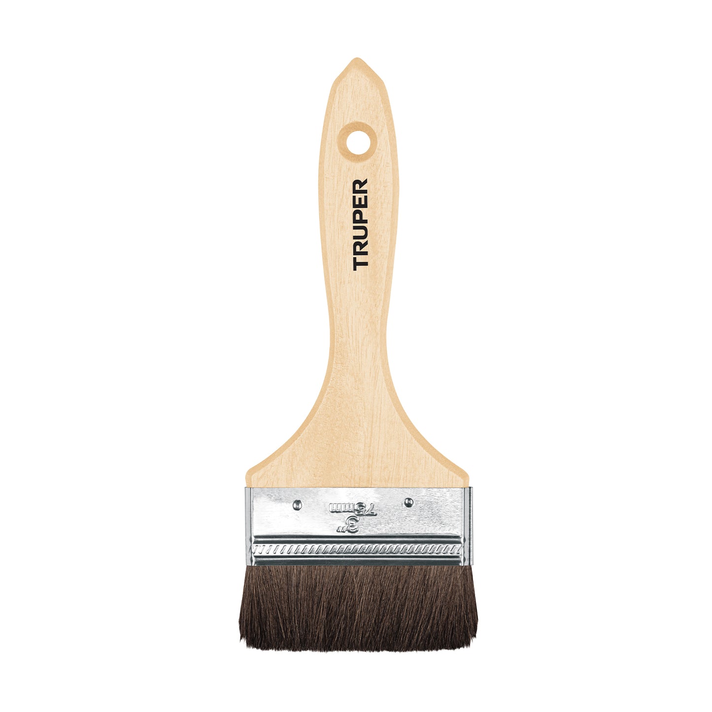 Brocha pelo de camello de 3p con mango de madera Truper 12469 Pieza