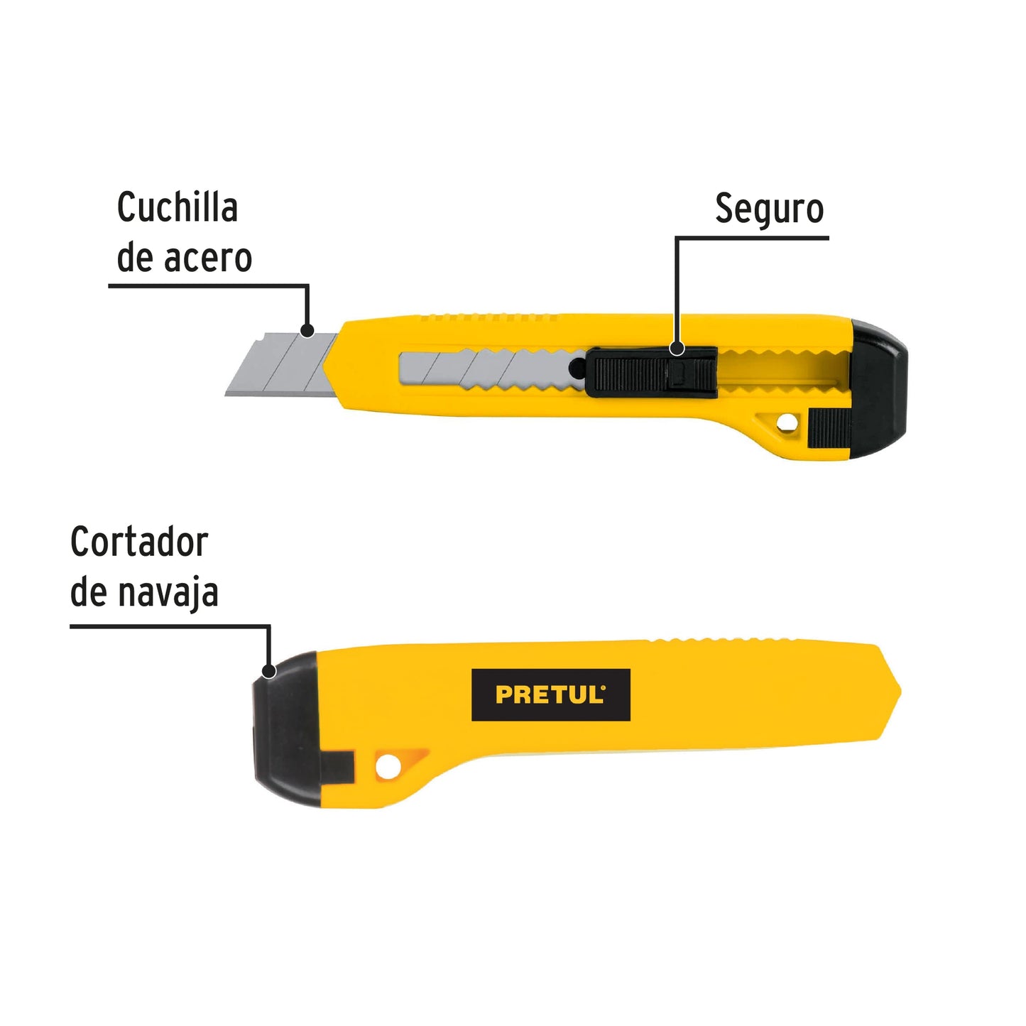 Cutter 18 mm plástico 22405 Pretul Pieza