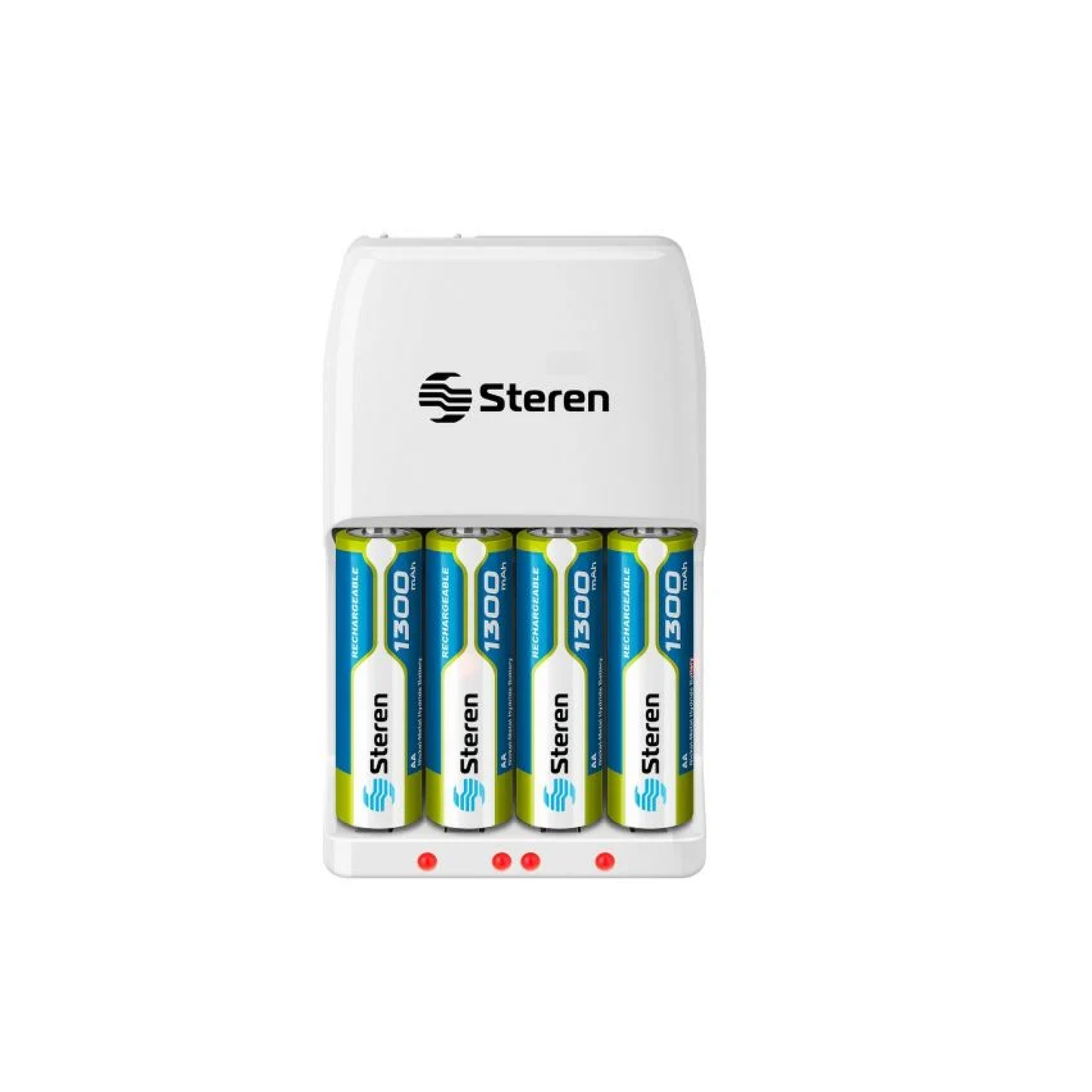 Cargador de baterias aa y aaa c/pilas gratis - crg-100 - steren Pieza