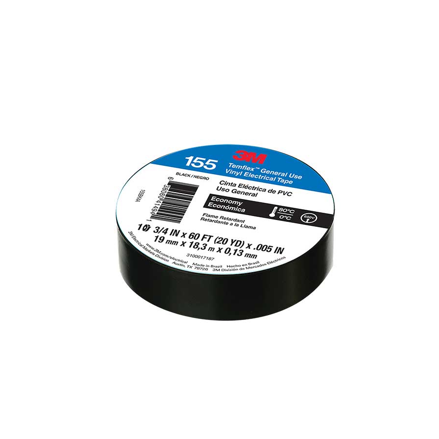 Cinta aislante uso general 3m temflex 155 Pieza
