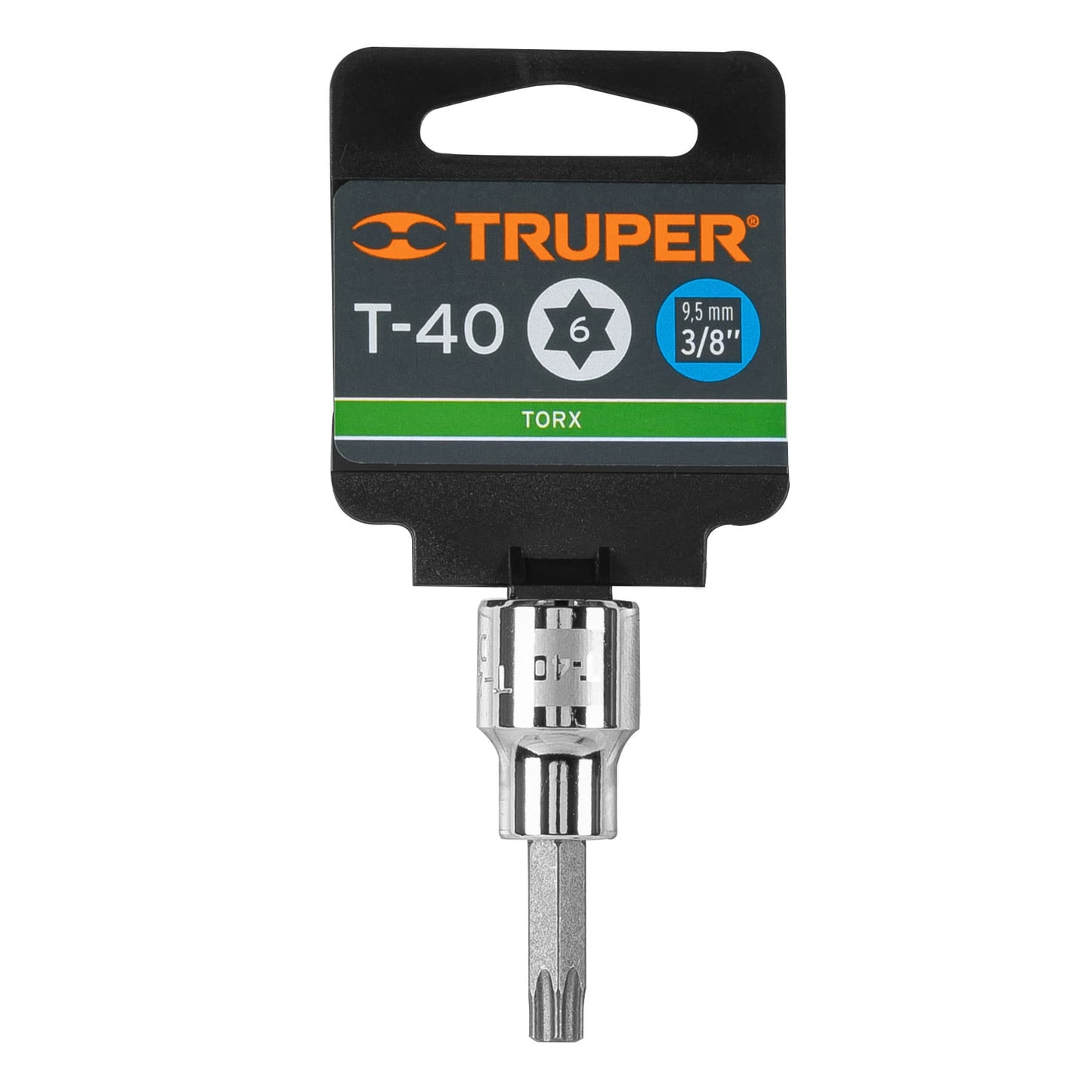 Dados punta Torx cuadro 3/8p T-40 13574 Truper Pieza