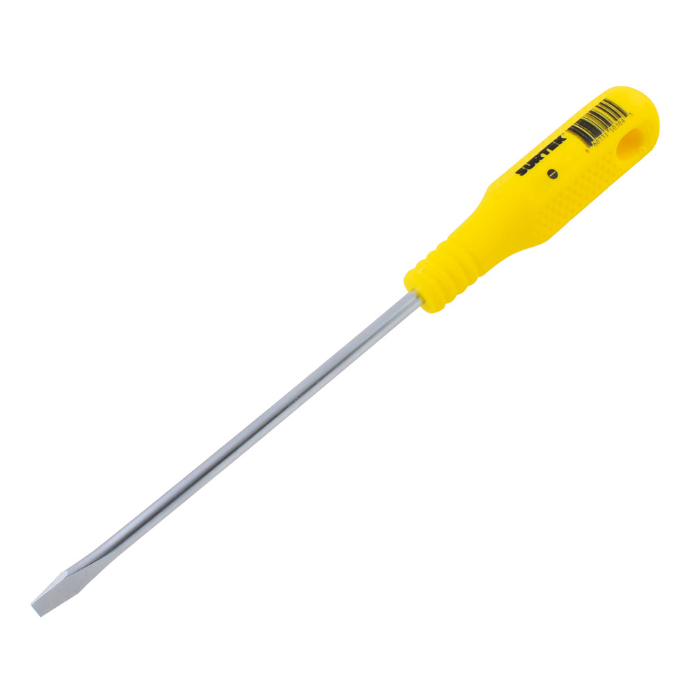 Destornillador amarillo barra redon pta plana 3/16x4" Surtek