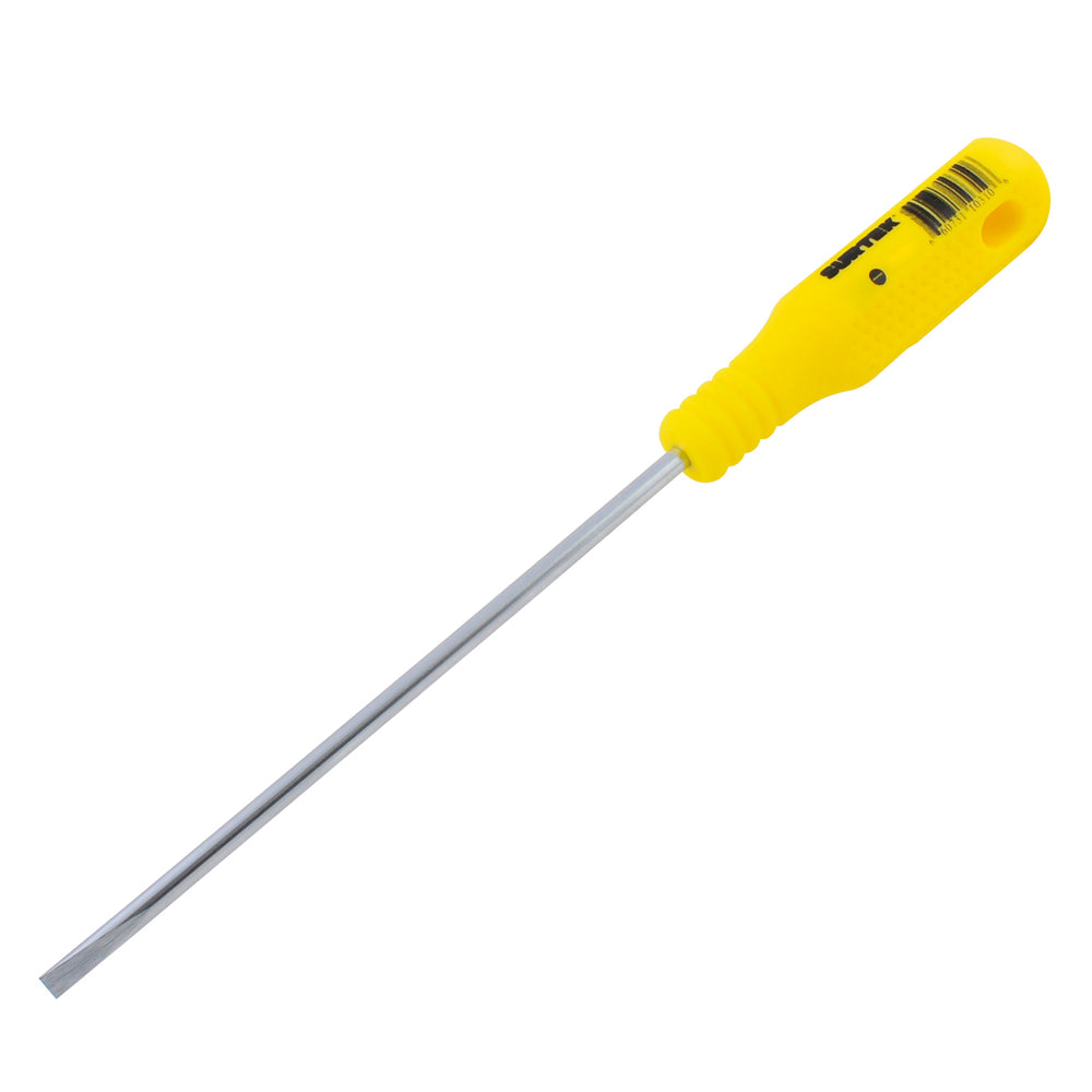 Destornillador amarillo barra redonda cabinet 3/16x4" Surtek