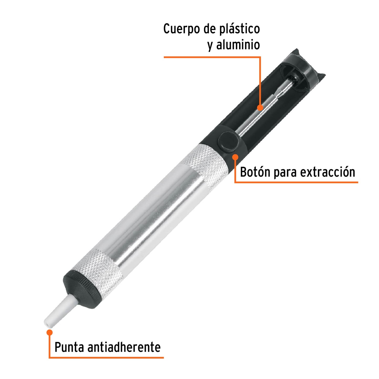 Desoldador de succion de 8p 16923 Truper Pieza