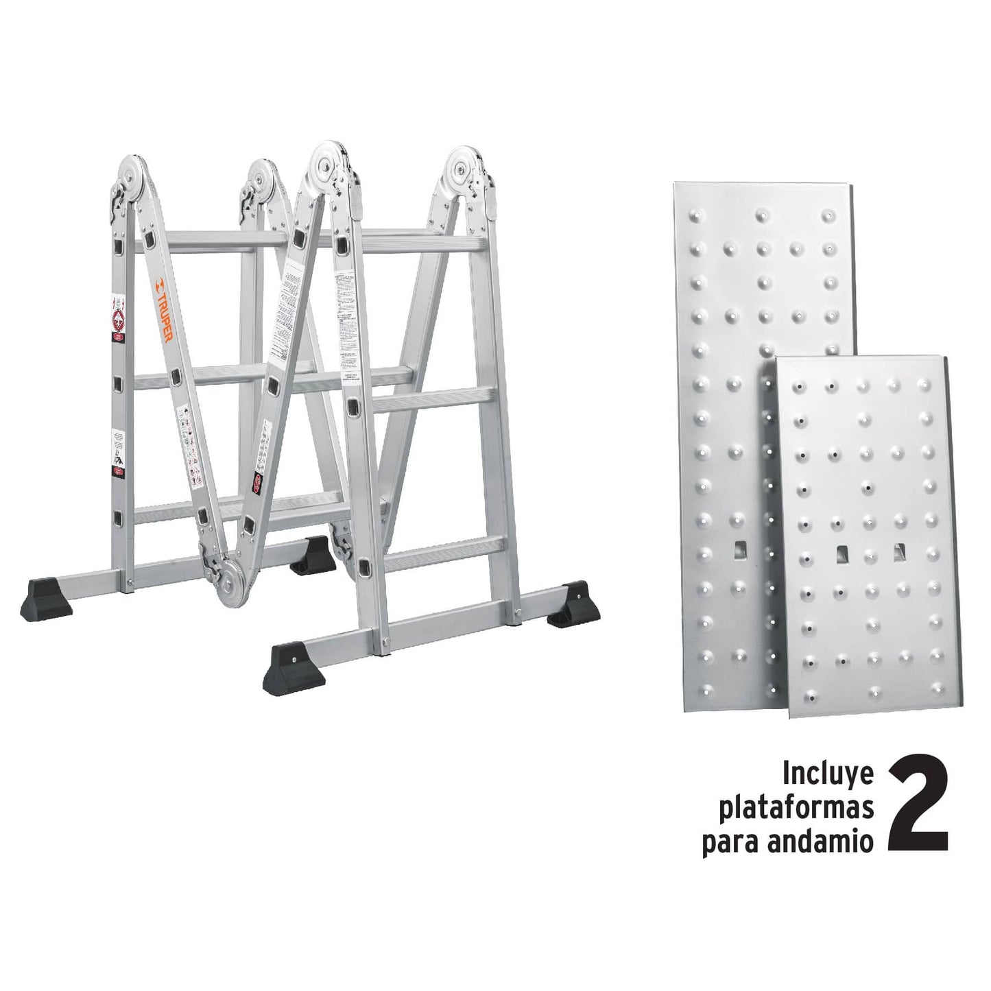 Escalera multiposicion 16 peldaños tipo 1 101906 truper Pieza