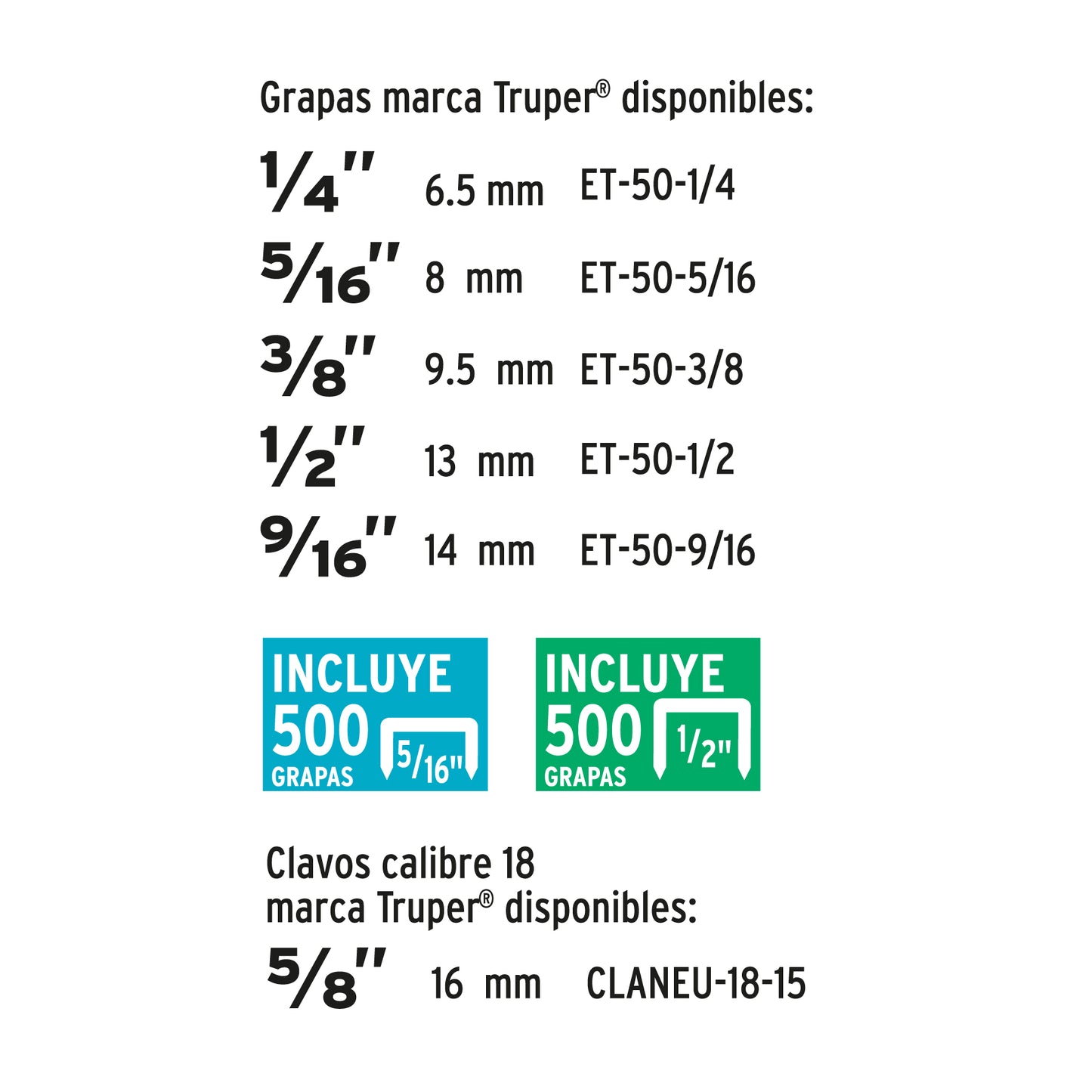 Engrapadora / clavadora tipo pistola Truper 17964 Pieza