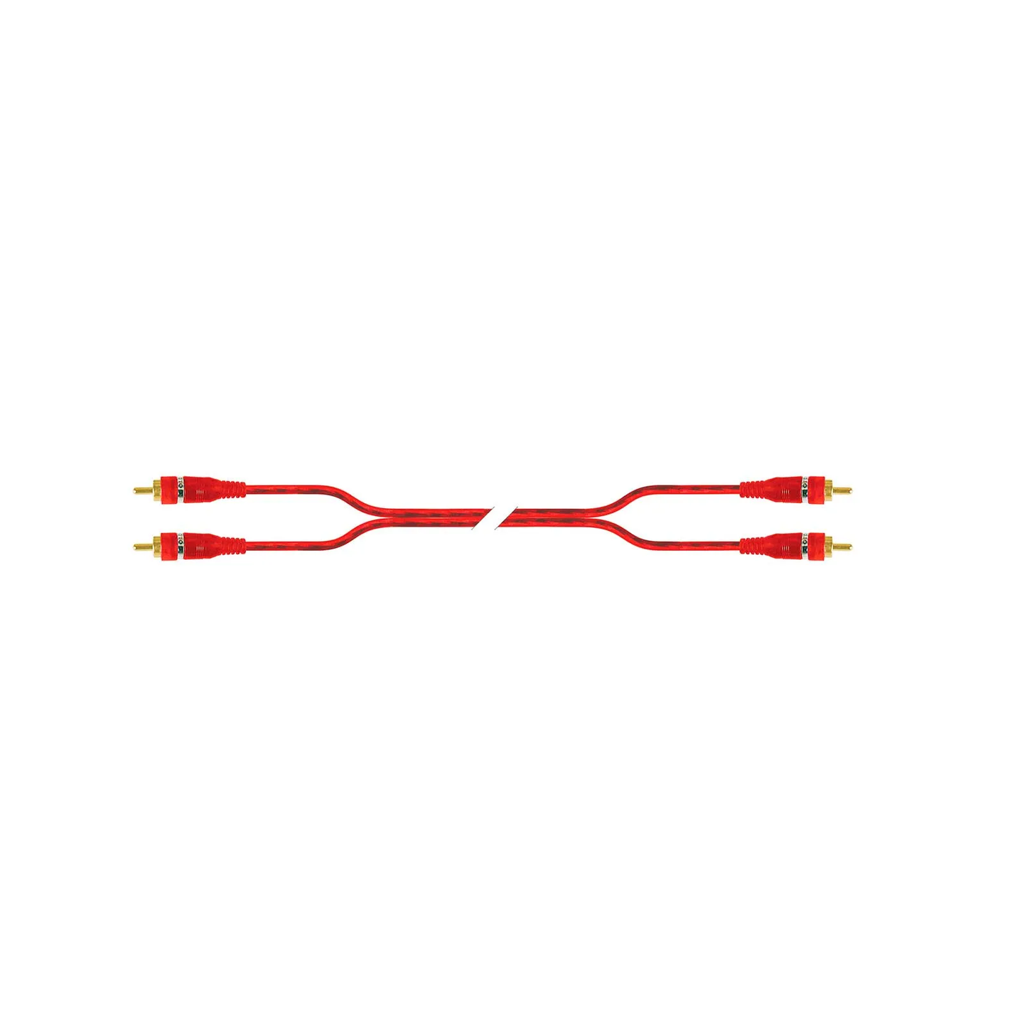 Extension 2 plug rca macho 1.80 mts rojo - 11-1096r - mitzu Pieza