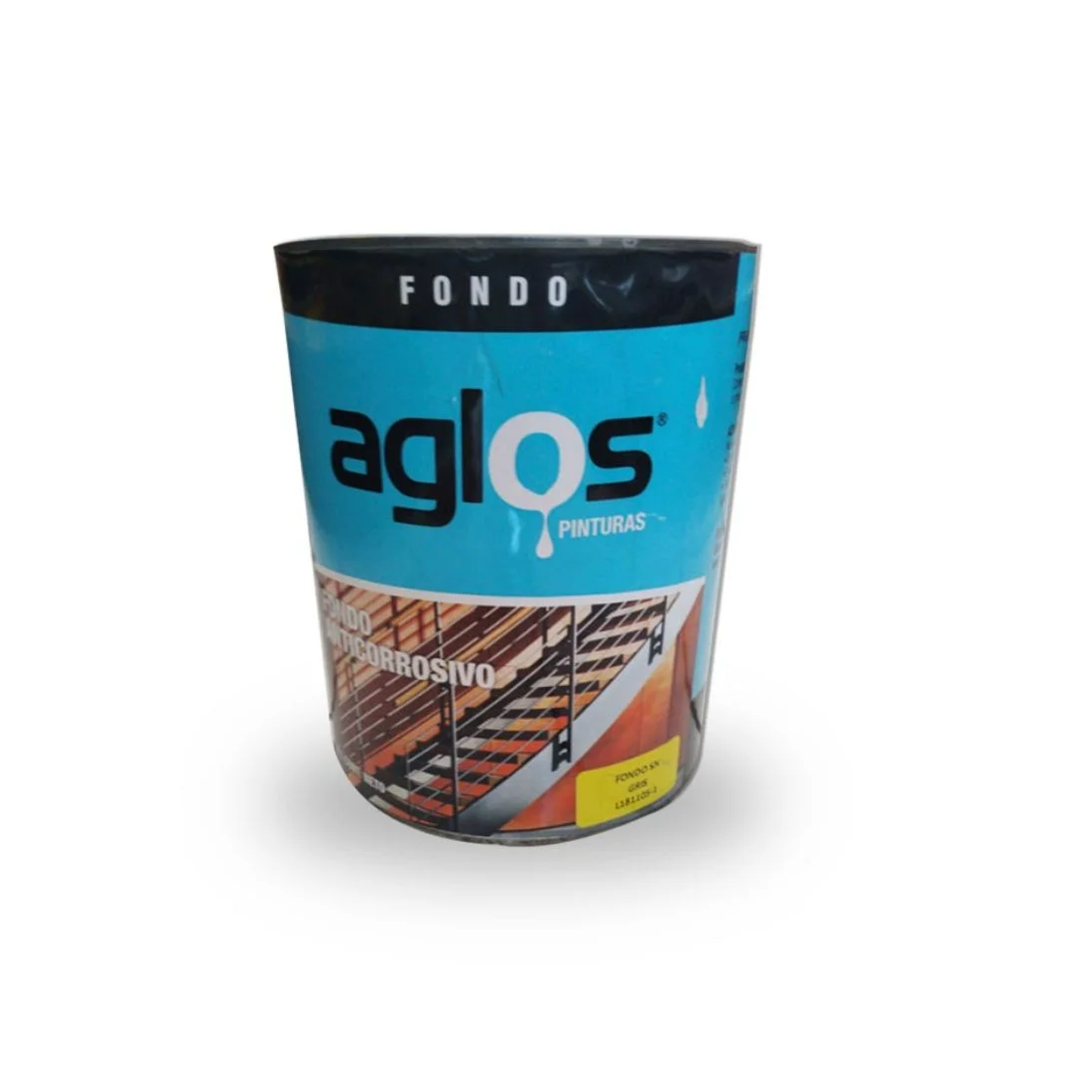 Fondo anticorrosivo gris 4 lts - 10203-0401 - aglos Pieza