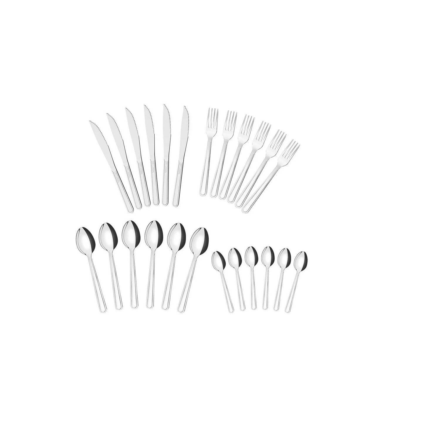 Juego de cubiertos 24 pzas buzios 23799/071 Tramontina Paquete