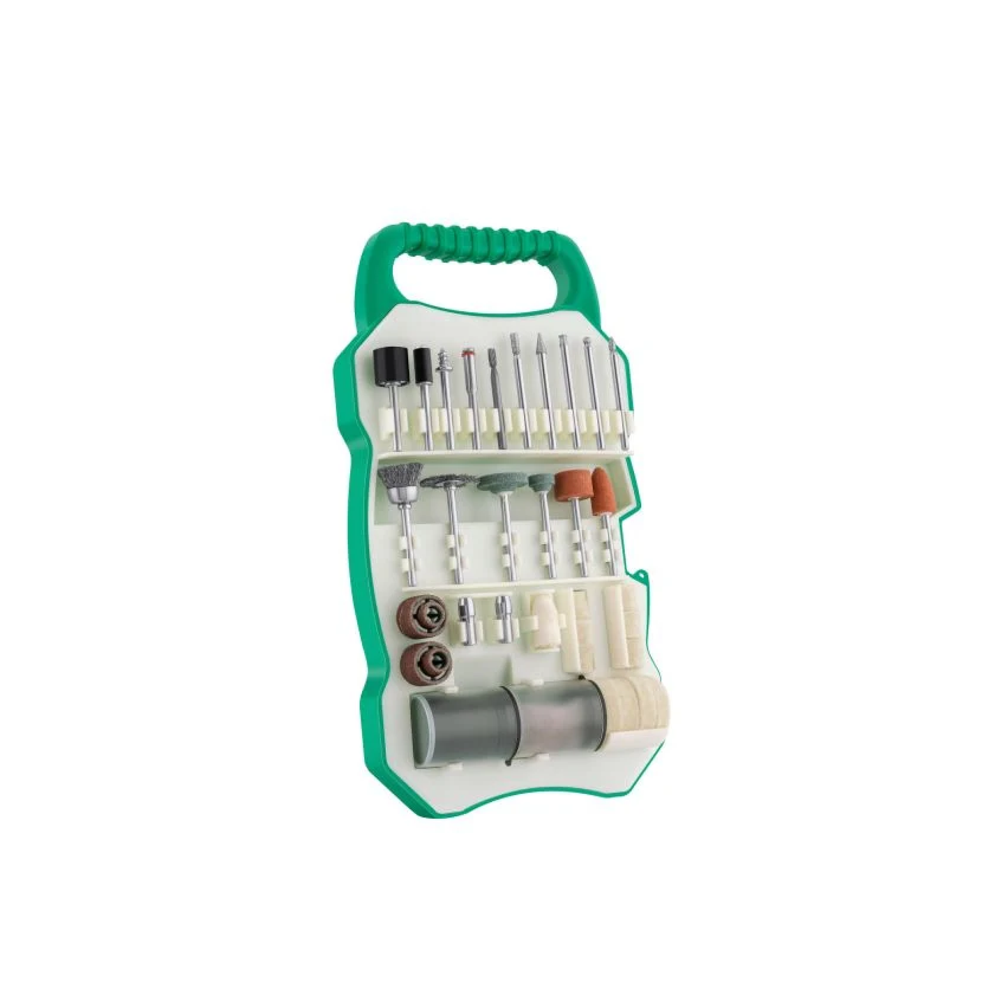 Kit de accesorios para mini taladro - her-204 - steren Paquete