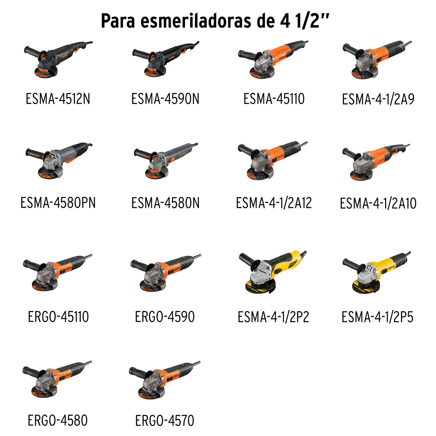Llave de repuesto para esmeriladoras de 4 1/2 103014 Truper Pieza