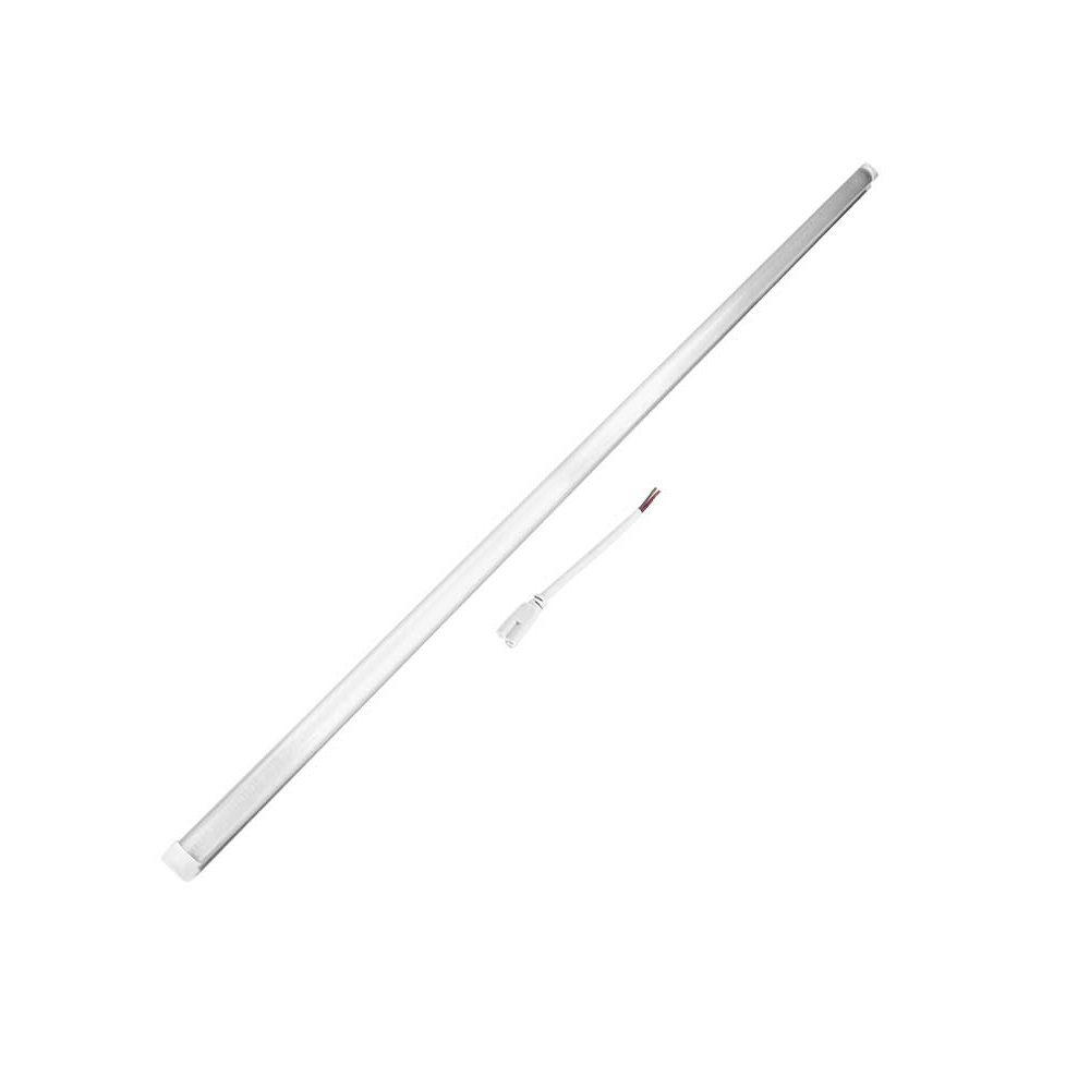 Lampara tubo led con base t8 18w 1.20 mt transparente - lam-028 - kley Pieza