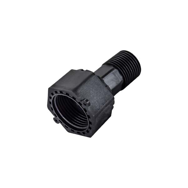 Niple plastico con tuerca p/medidor 1/2 tca 3/4 465 Pieza