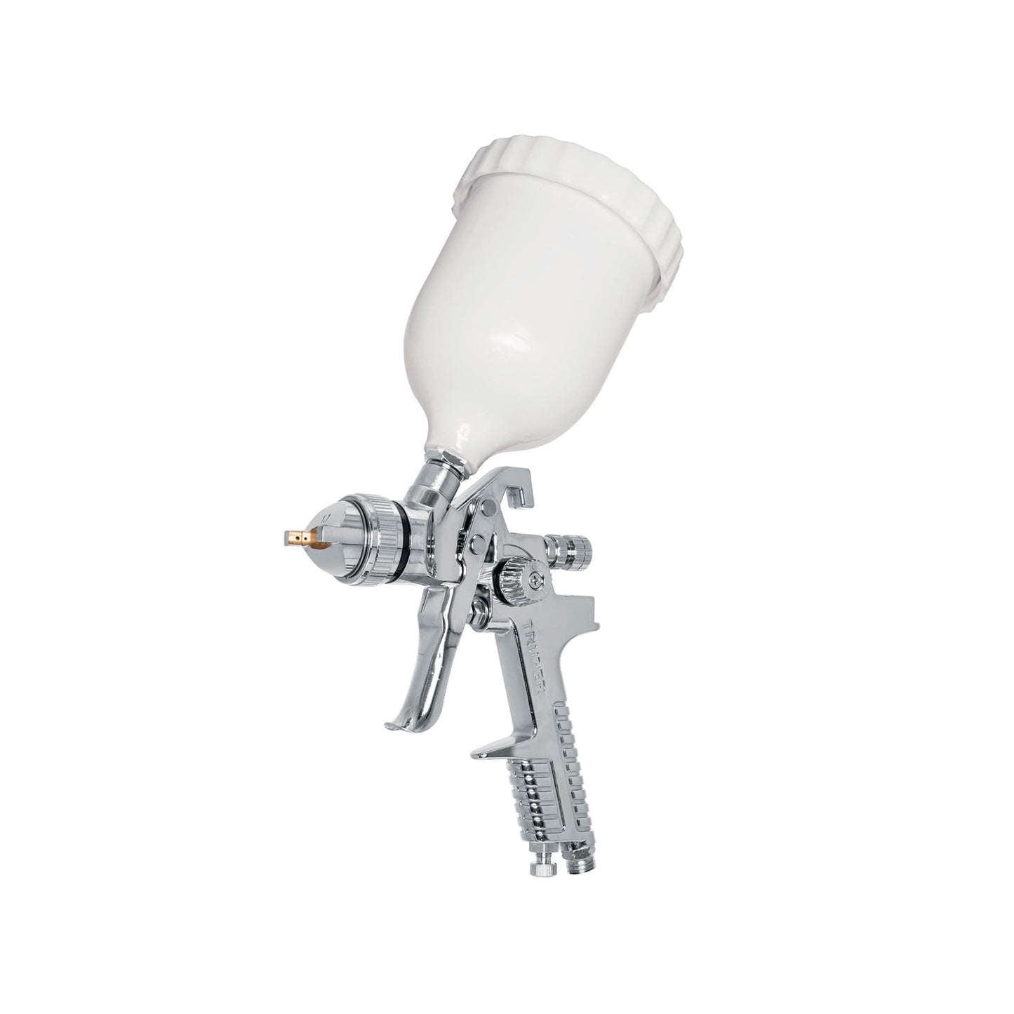 Pistola p/pintar gravedad HVLP vaso plastico 1.7 mm Truper 12129 Pieza