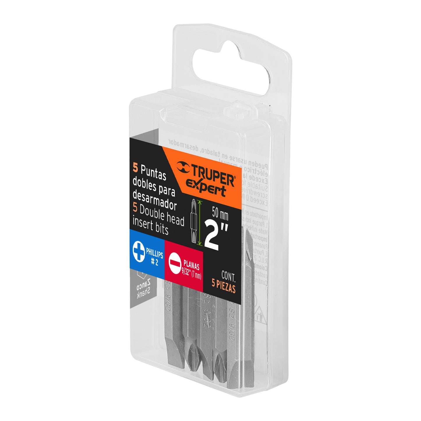 Puntas dobles PH2 y 9/32 largo 2p 12179 Truper Expert Pieza