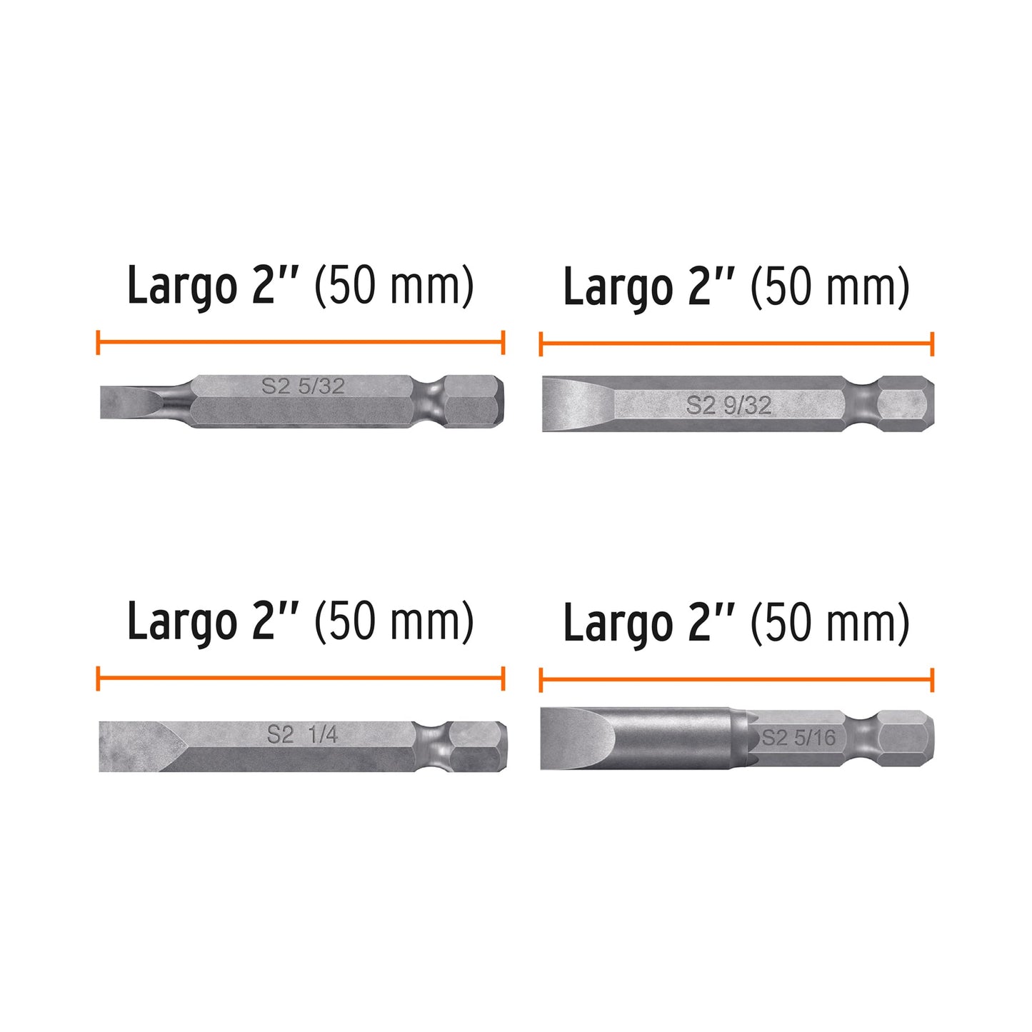 Puntas planas combinadas largo 2p Truper Expert 100506 Pieza
