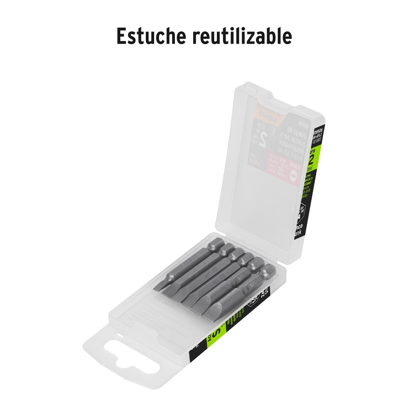 Puntas planas combinadas largo 2p Truper Expert 100506 Pieza