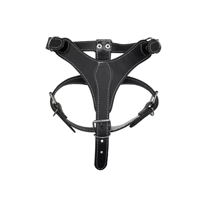 Pechera piel negra num 6 30x25 cms para perro 6159 chino Pieza