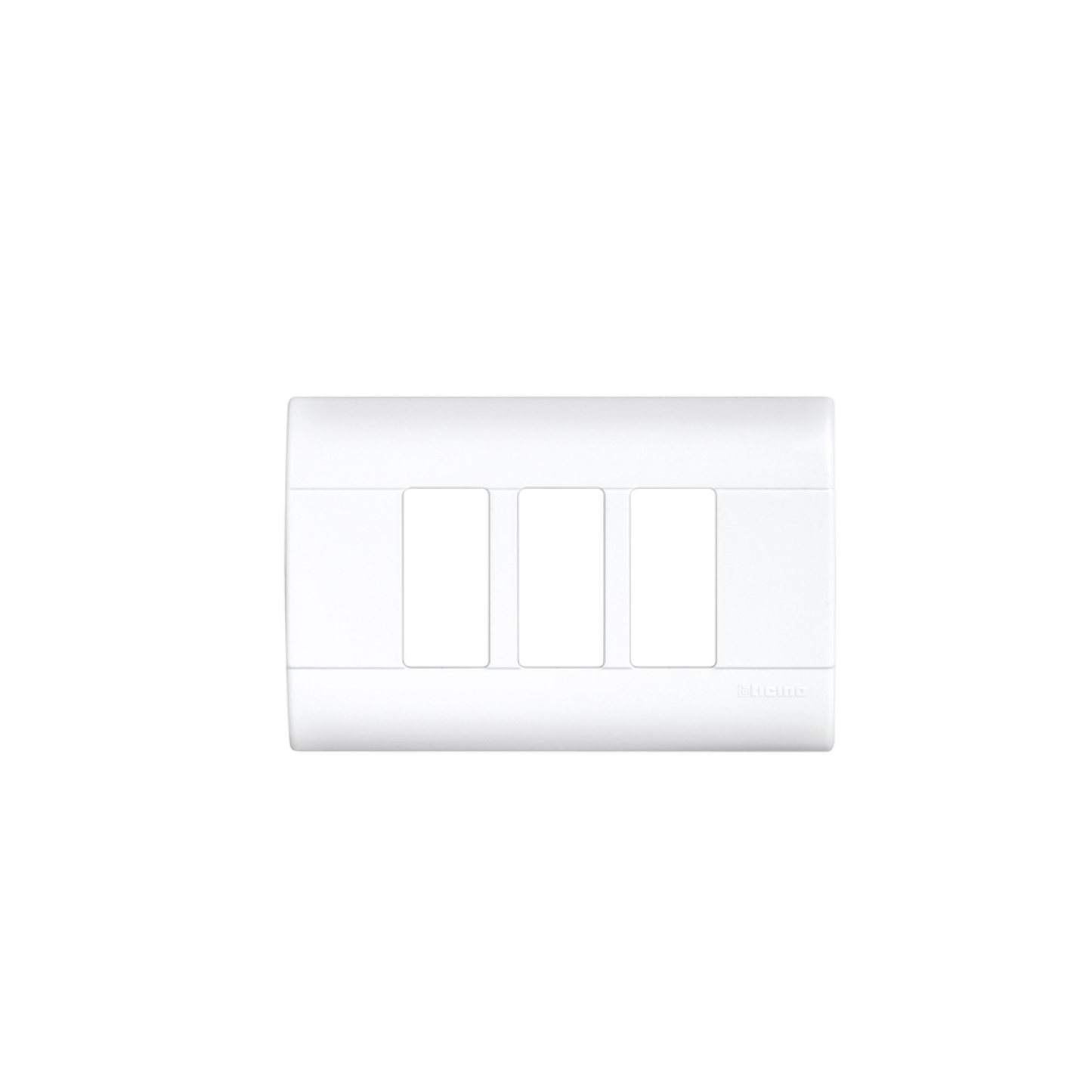 Placa plastico 3 ventanas modus blanco e5n3bn biticino Pieza