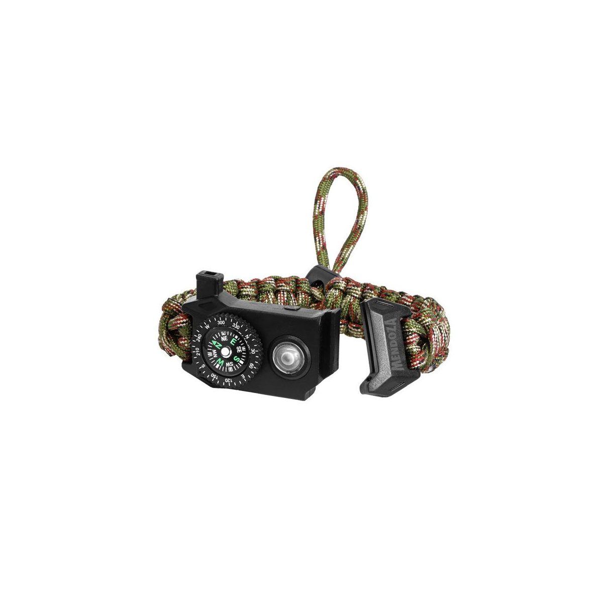 Pulsera supervivencia 6 en 1 con luz led camp-003 Mendoza Pieza