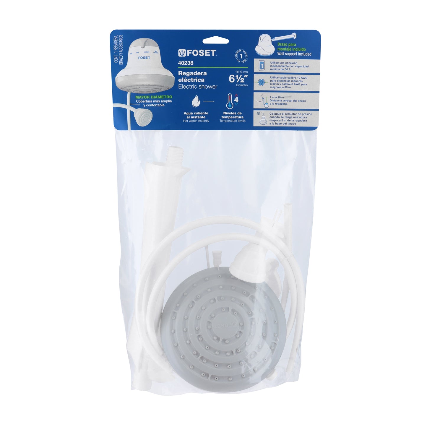 Regadera electrica 4 temperaturas 40238 foset Pieza