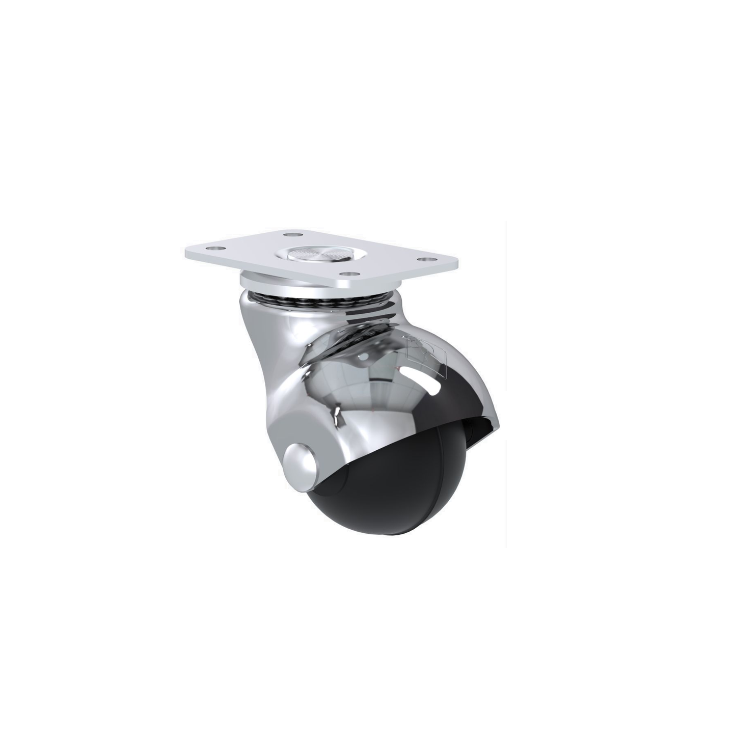 Rodaja bola 1 5/8 con placa - he415-cr - rodamex Pieza