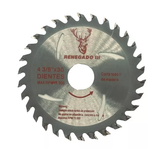 Sierra circular 4p 7/8-5/8 40 dientes para madera renegado III Pieza