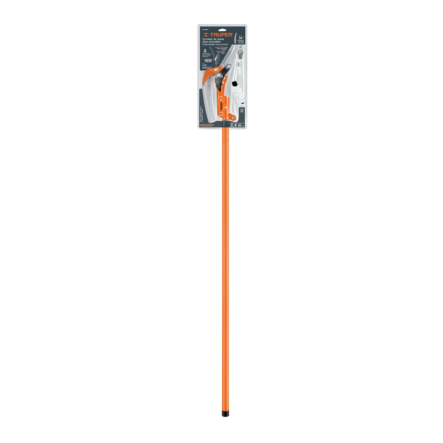 Cortador ramas altas mango telescopico 2.4 mts de aluminio 18409 Pieza
