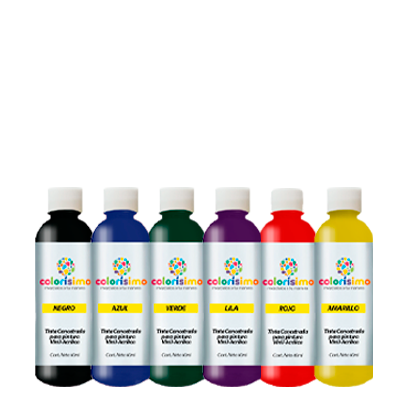 Tinta colorisimo 60 ml azul - 10108-0003 - aglos Pieza