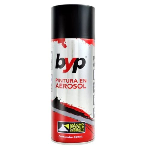 Aerosol negro satinado byp Pieza