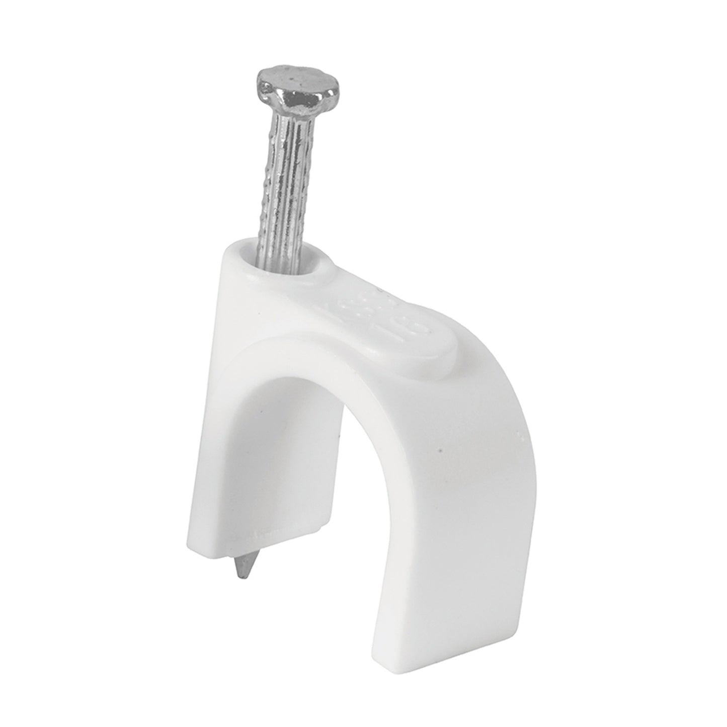 Bolsa con 20 grapas blancas de 16 mm para cable redondo 48276 volteck Pieza