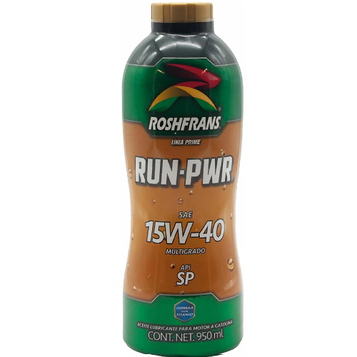 Aceite multigrado 15w40 RUN-PWR Roshfrans Pieza