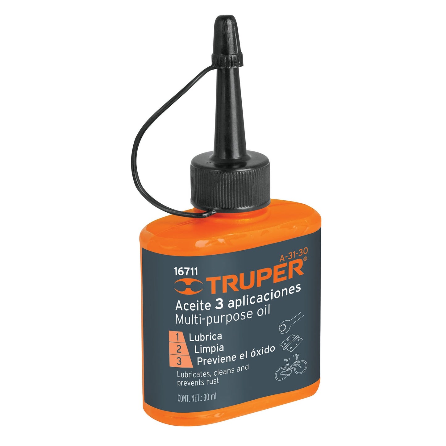Aceite 3 en 1 30 ml 16711 truper Pieza