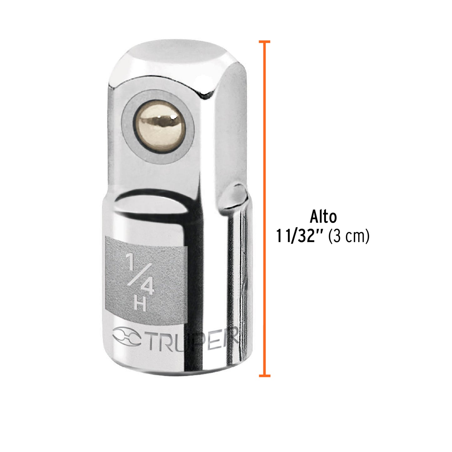 Adaptador para dado hembra 1/4 a macho 3/8 13417 truper Pieza