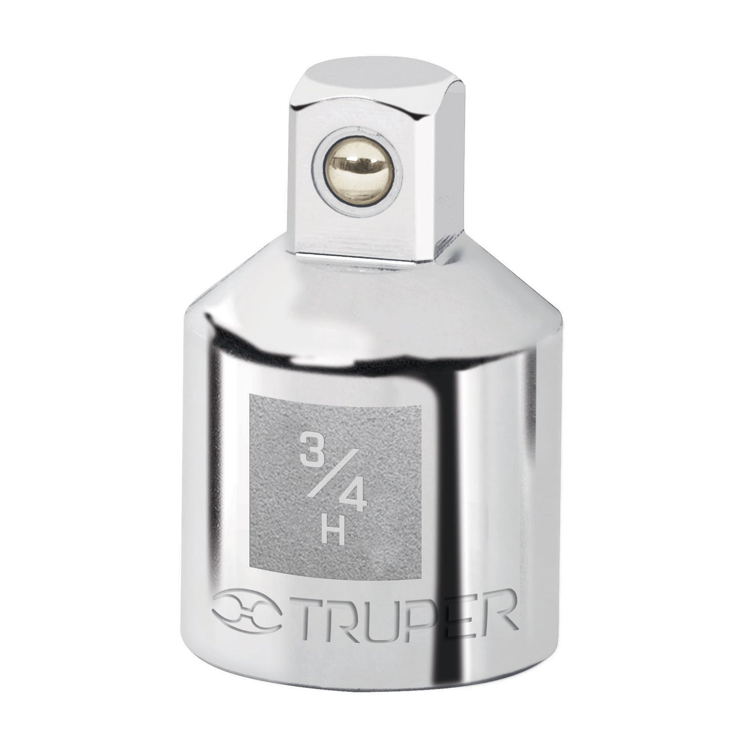 Adaptador para matraca de cuadro 3/4 a cuadro 1/2 13424 Truper Pieza