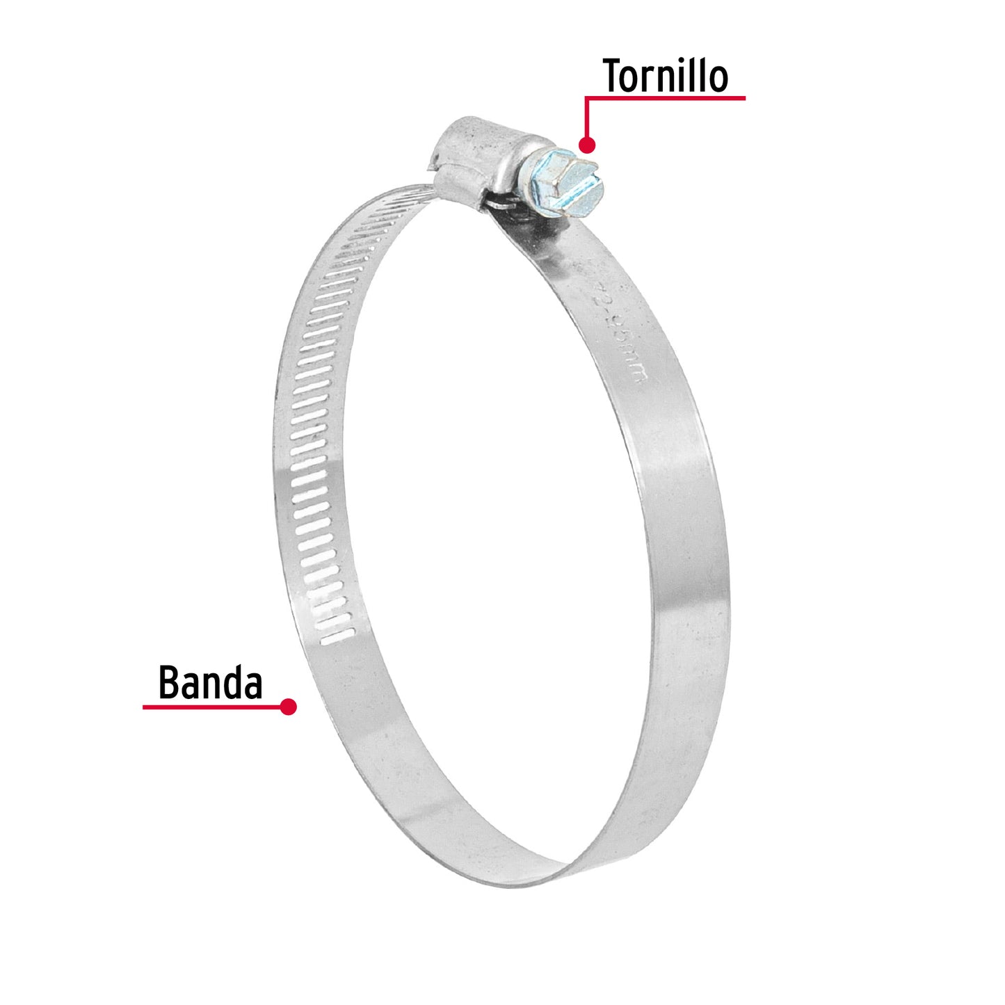 Abrazadera reforzada 52 3 13/16 3 3/4 44246 Fiero Pieza