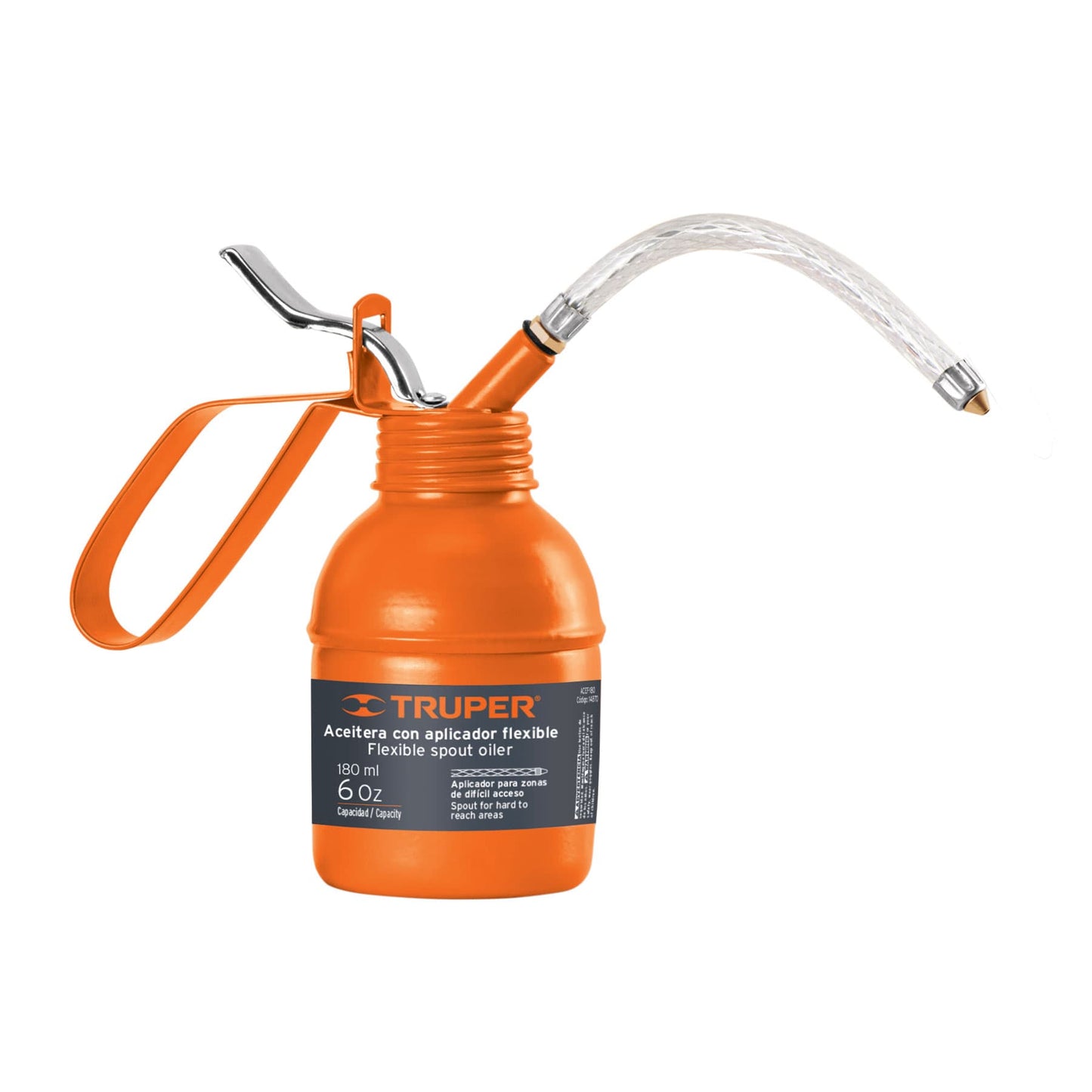 Aceitera presion 180 ml flexible 14870 truper Pieza