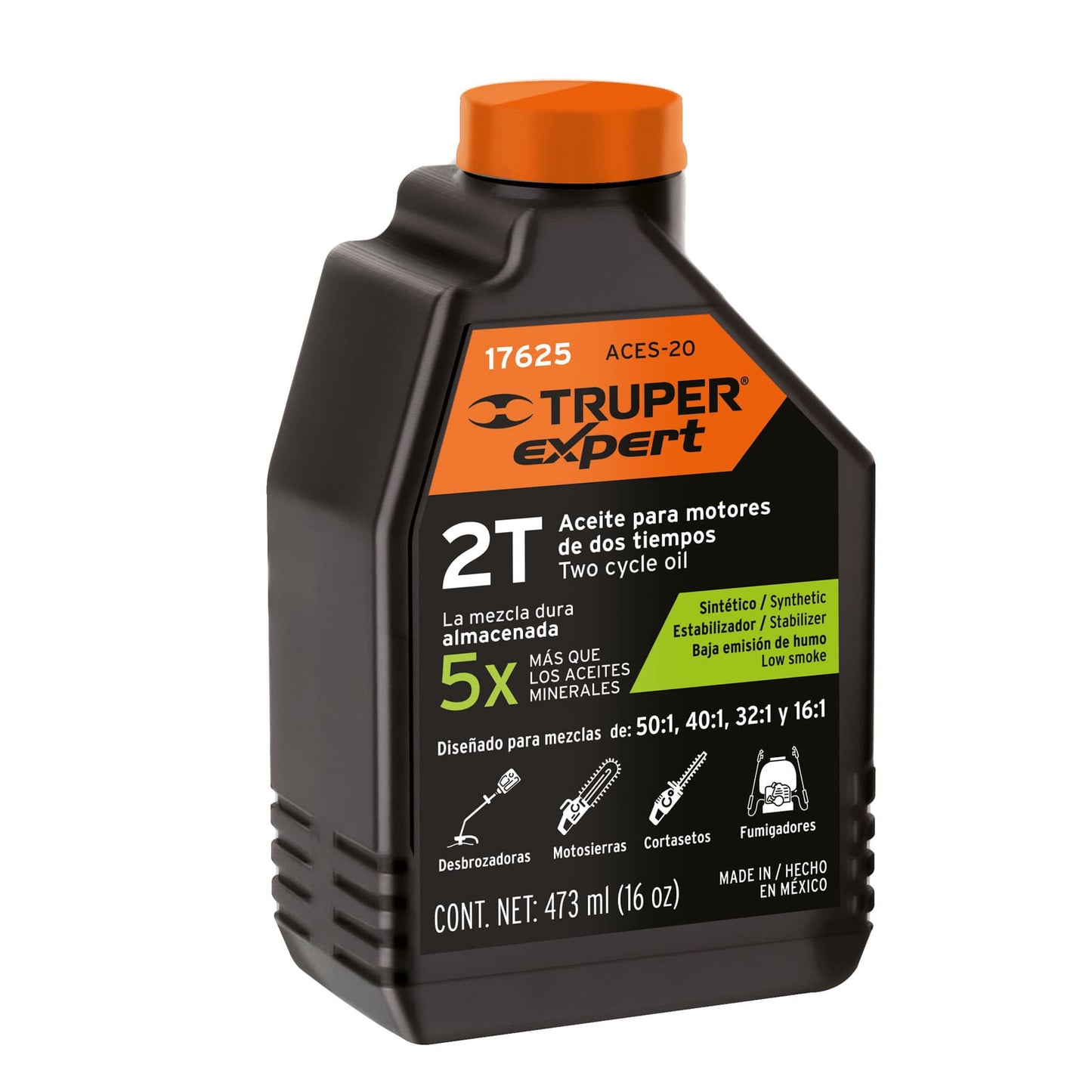 Aceite para motor dos tiempos 16 oz 17625 truper Pieza