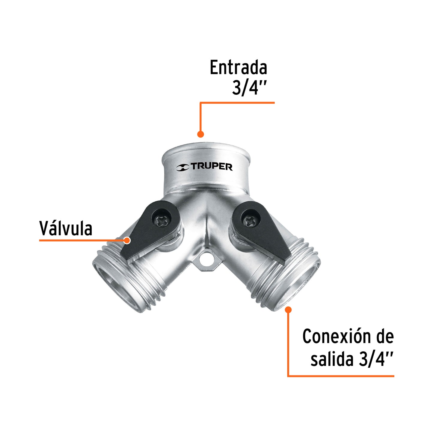 Conector pyp de aluminio entrada 3/4p10372 Pieza