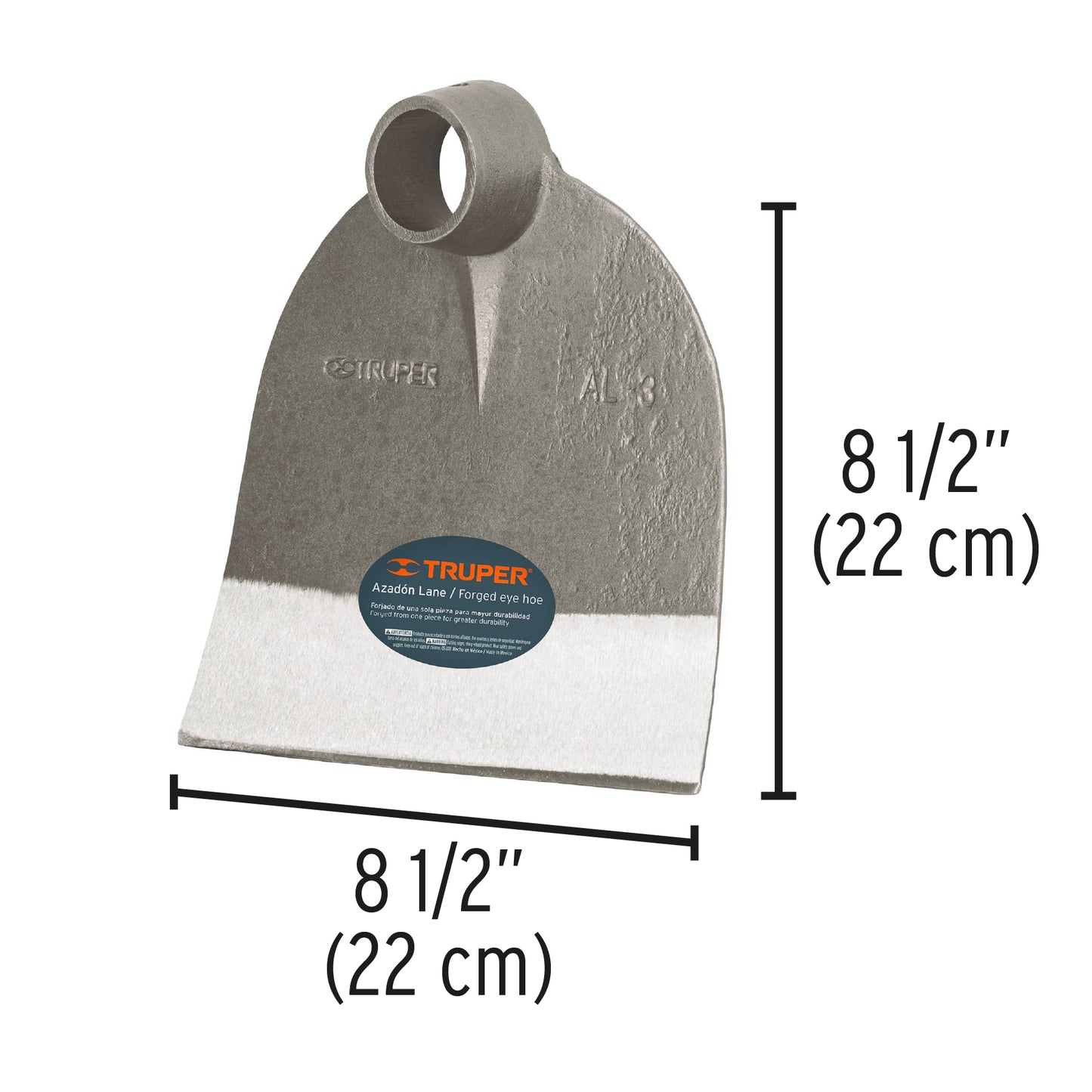 Azadon lane forjado no.3 con mango 54p 1.8 lbs Pieza
