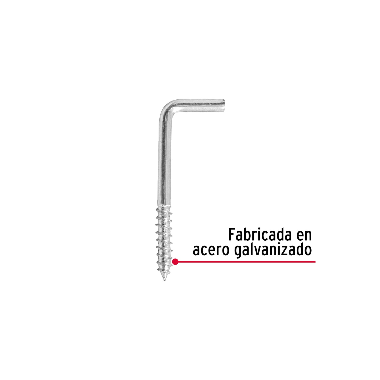 Alcayata roscada 18 X 50 mm 44986 Fiero Pieza