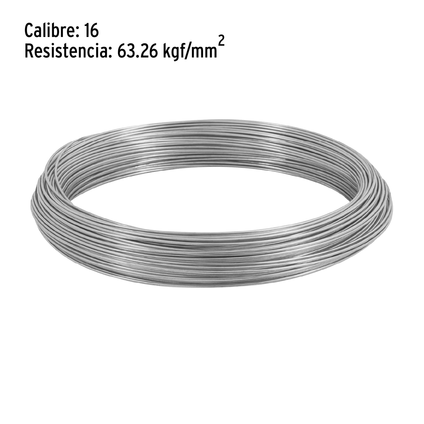 Alambre galvanizado cal 16 44467 fiero Pieza
